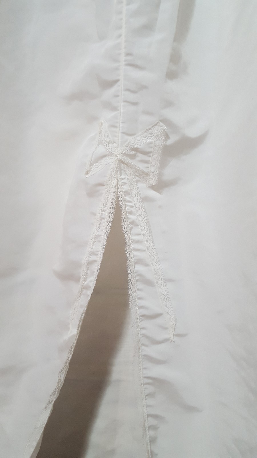 Glydons Vintage Half Slip Made in Hollywood USA Nylon Lace 600 Petite White