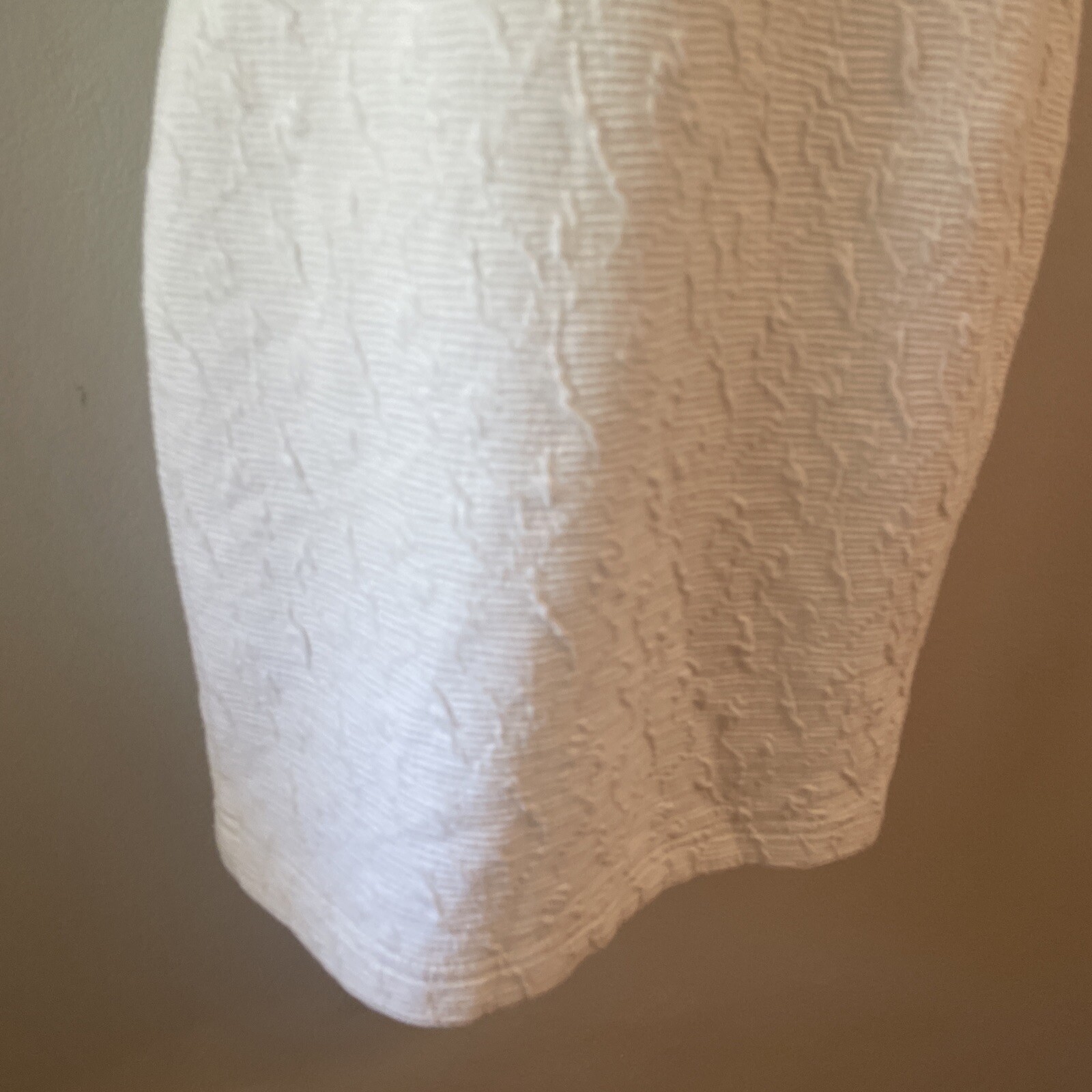 Vintage Manik In Mini Dress Spandex Jacquard Body Con White With Bows Size 2