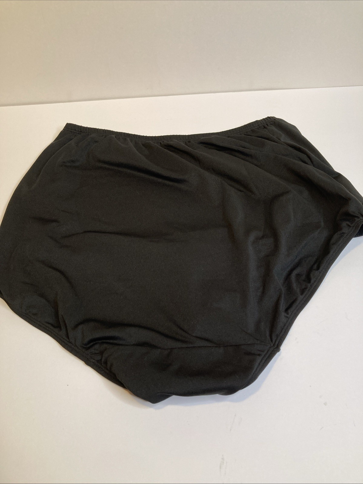 Olga By Warner’s 10/3XL Black Brief Panties Granny Polyester