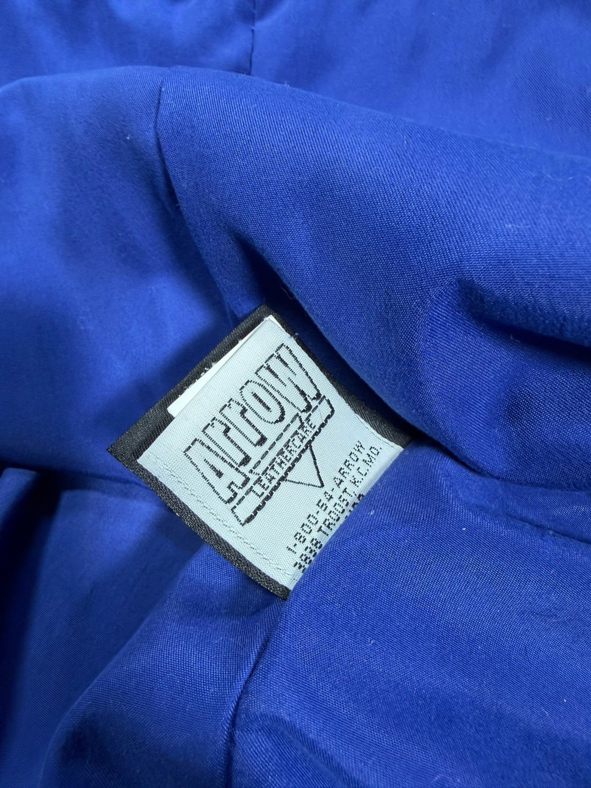 Vintage 80s Pano Sereti Color Block Leather Bomber Jacket Blue Green Pink Large