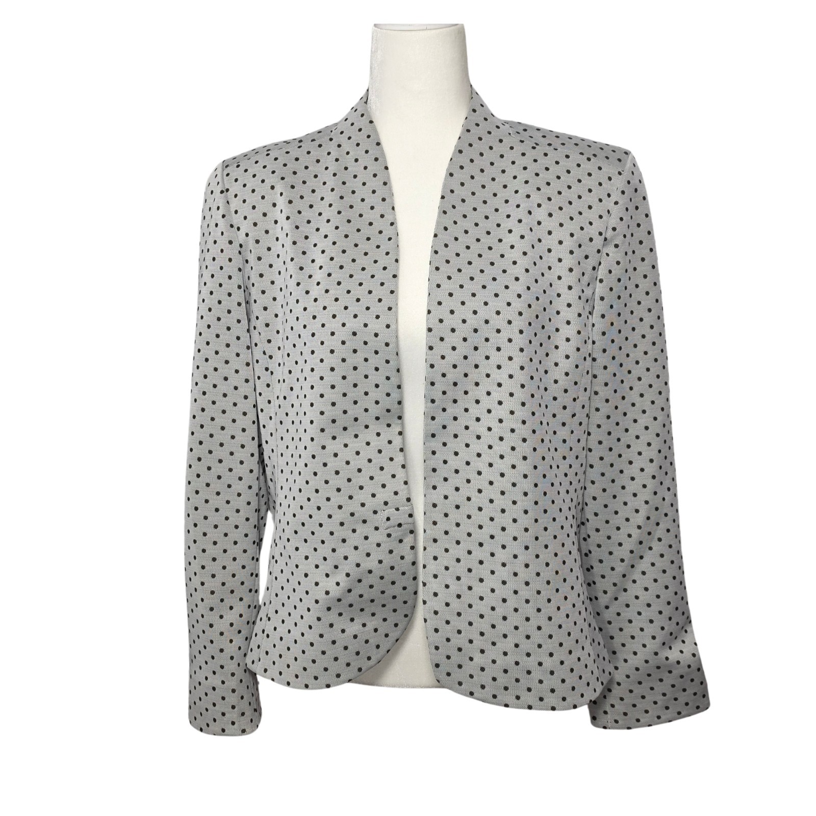 Vintage Polka Dot 80s Power Suit with Pockets (M/L)