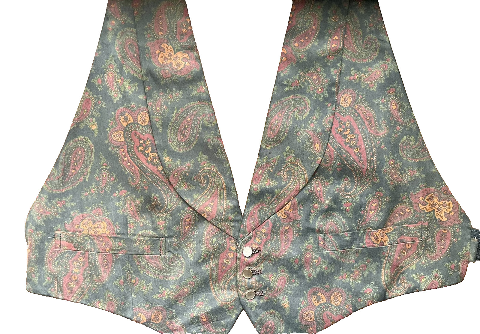 Holliday and Brown-Vintage Silk Paisley Vest-Coach & Horses Yard-Saville Row