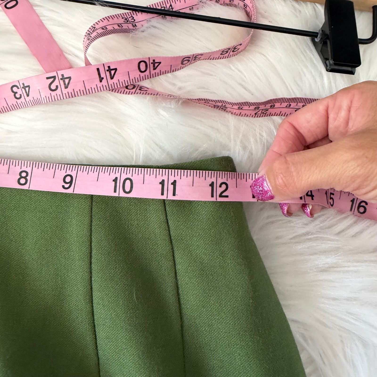 Vintage Chadwick’s – Wool Moss Green Pencil Skirt Petite Size 2