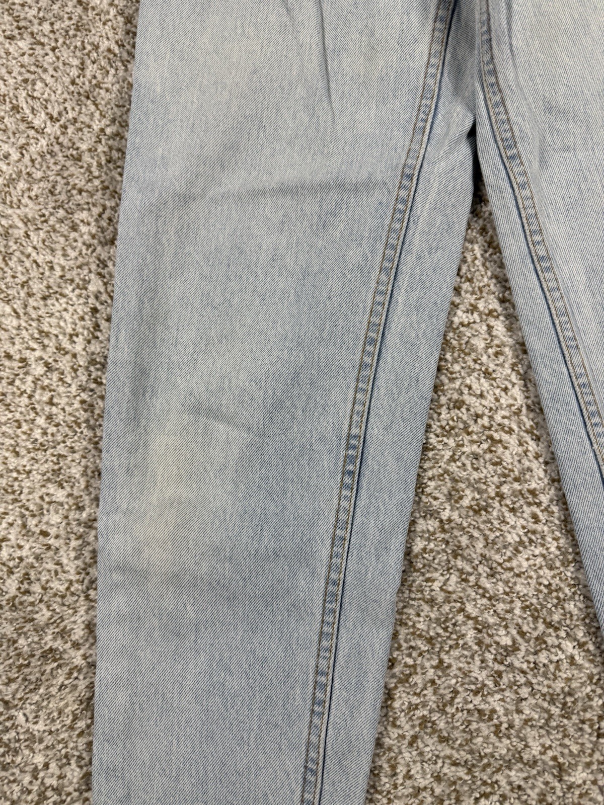 VINTAGE Levi’s 15921 Orange Tab Light Wash Tapered Fit High Rise Jeans Women’s M