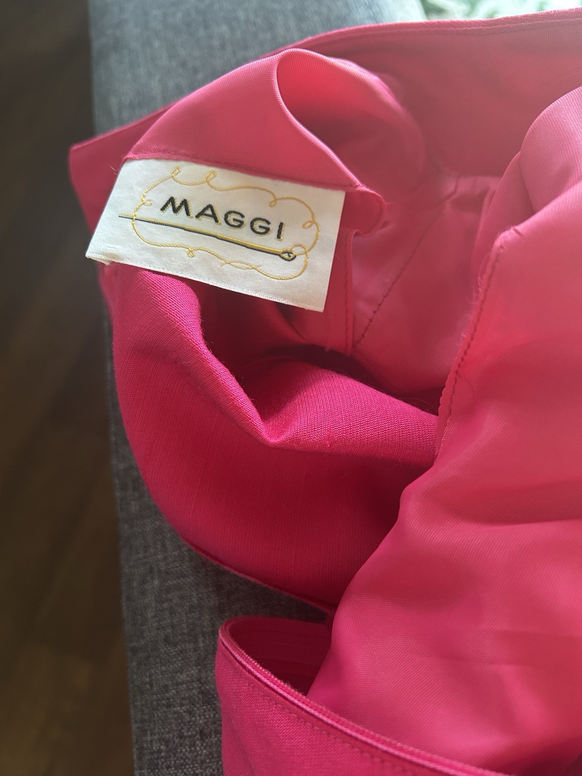 Vintage 1950s Maggi Stover Hot Pink Mod Sheath Dress Style 4129 NWT