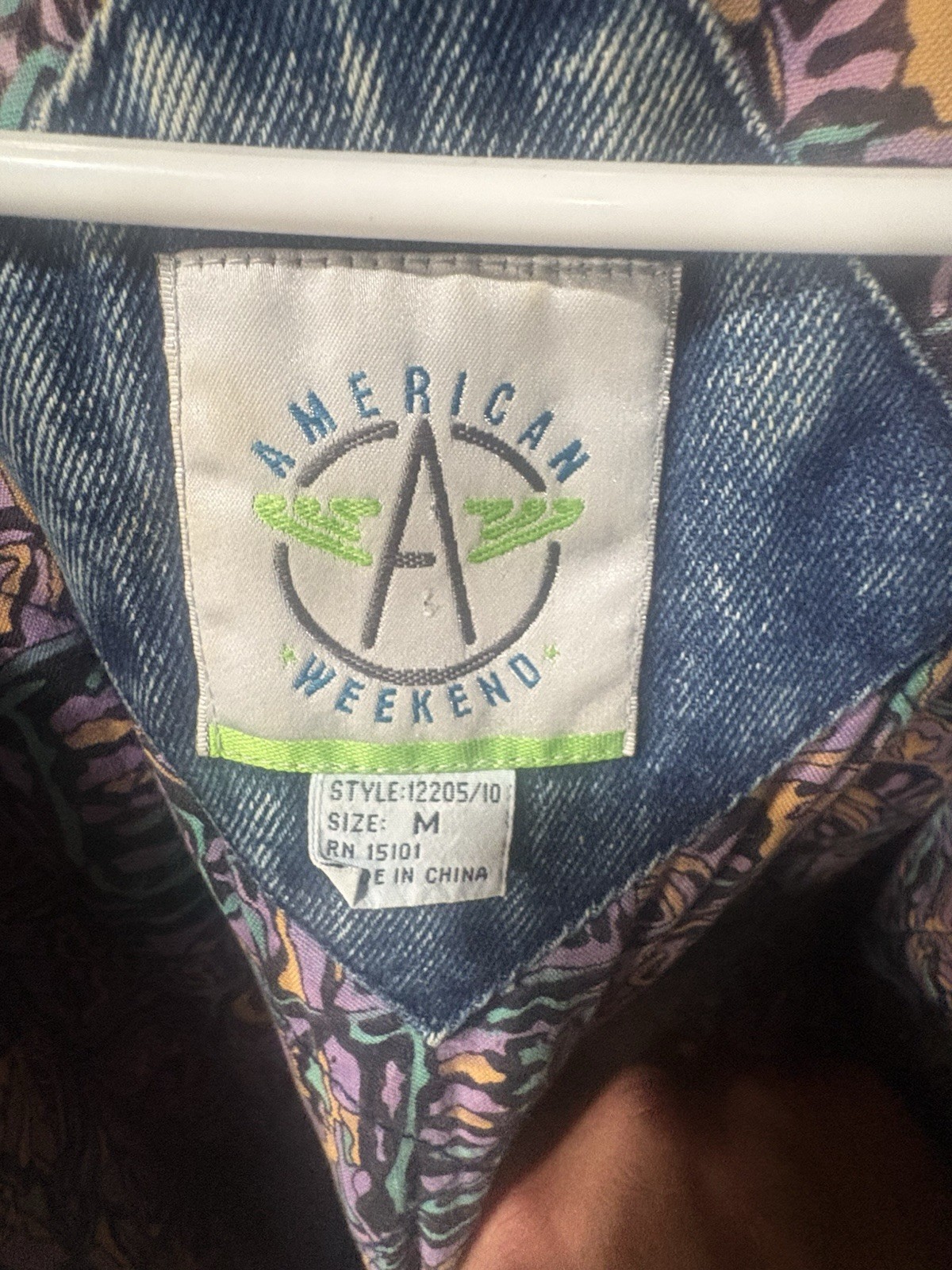 Vintage American Weekend Denim Jacket Size Medium