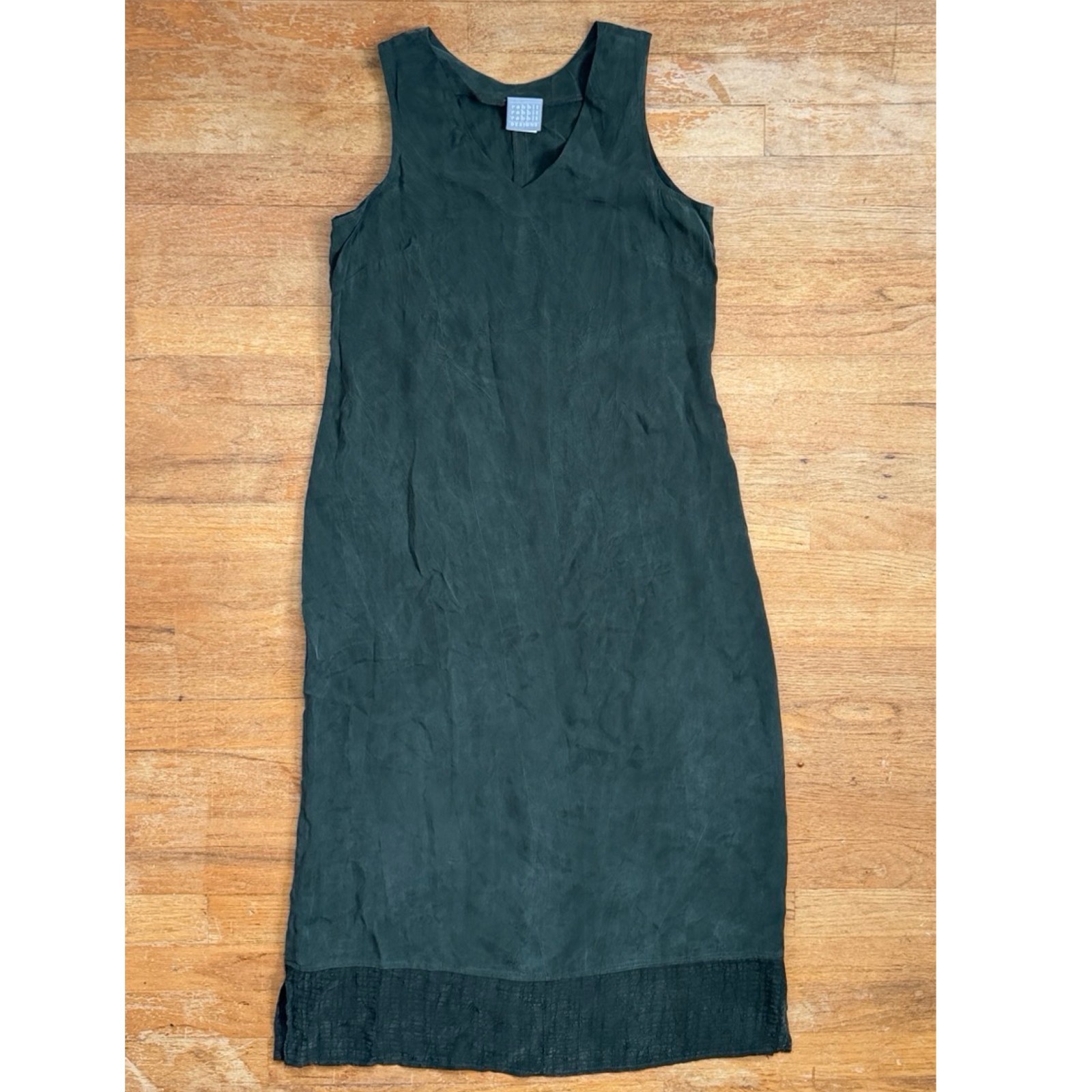 Vintage Green Dress & Top Set Size Small 90s Bember Rayon Co Ord Oufit Set Maxi