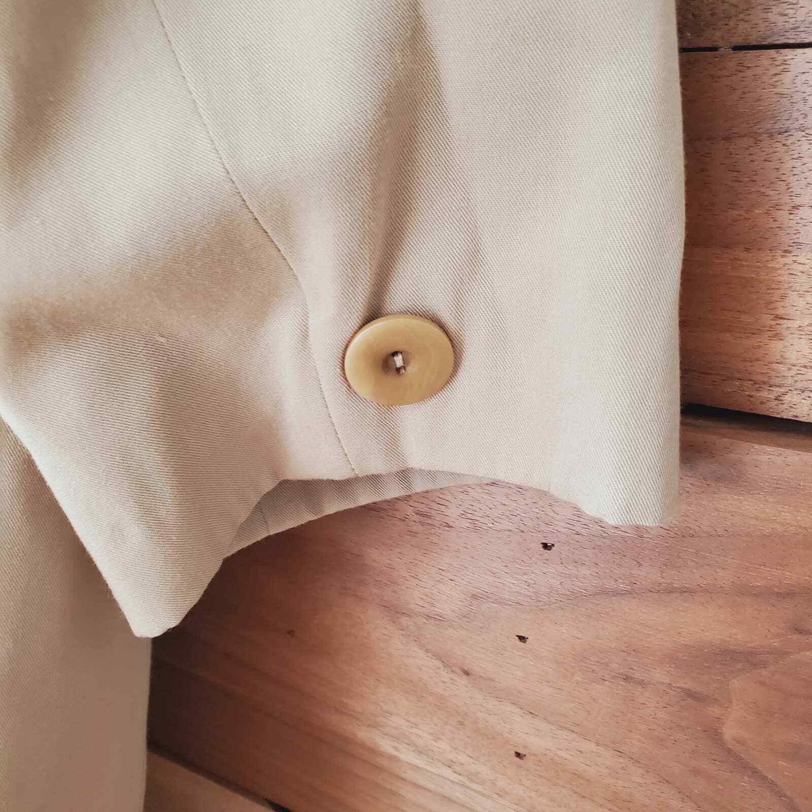Jones Wear Vintage NWT Oversized Women’s Blazer Single Breasted Sz 12 Tan Retro