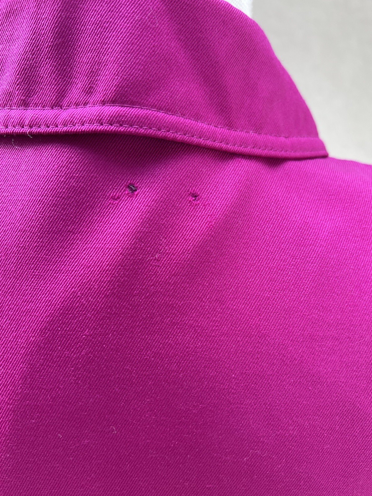 Vintage Preppy Jacket By Valentino Miss V fuchsia pink wool sz 38 4 Italy