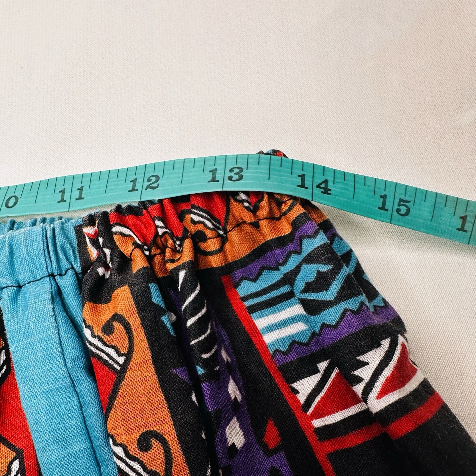 Handmade OOAK VTG Native American Bandana Circle Skirt Elastic Waistband, OS