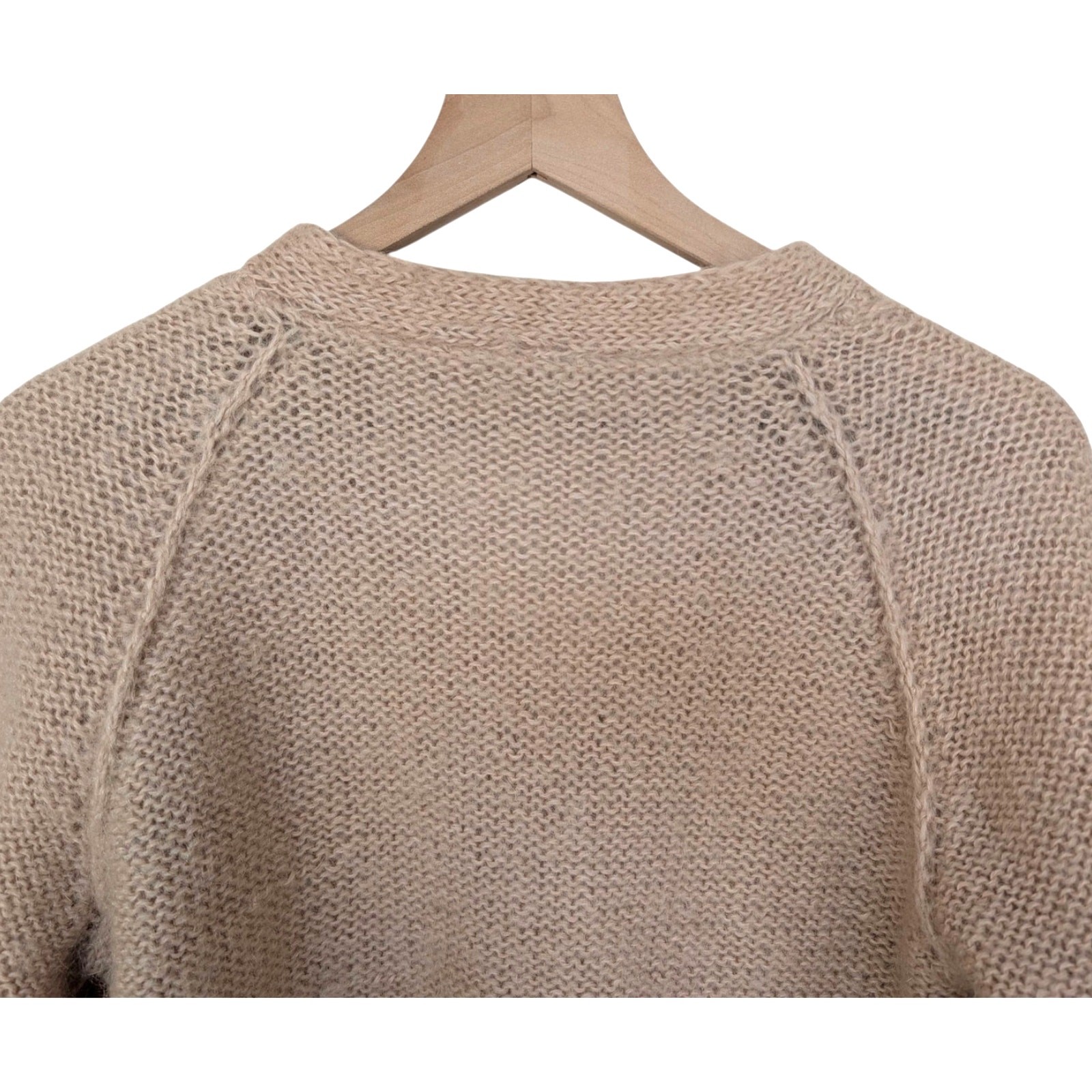 Vintage Hand Knit Cardigan Sweater