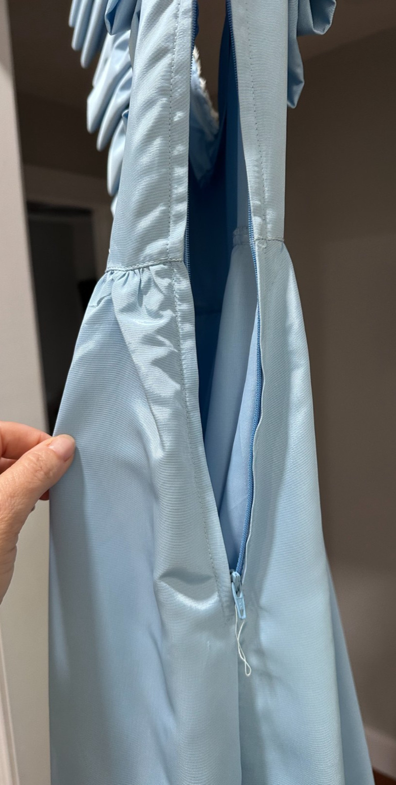 Vintage Gunne Sax 80’s Baby Blue Dress Prom Wedding/ Sequin/Tafetta/Size 13