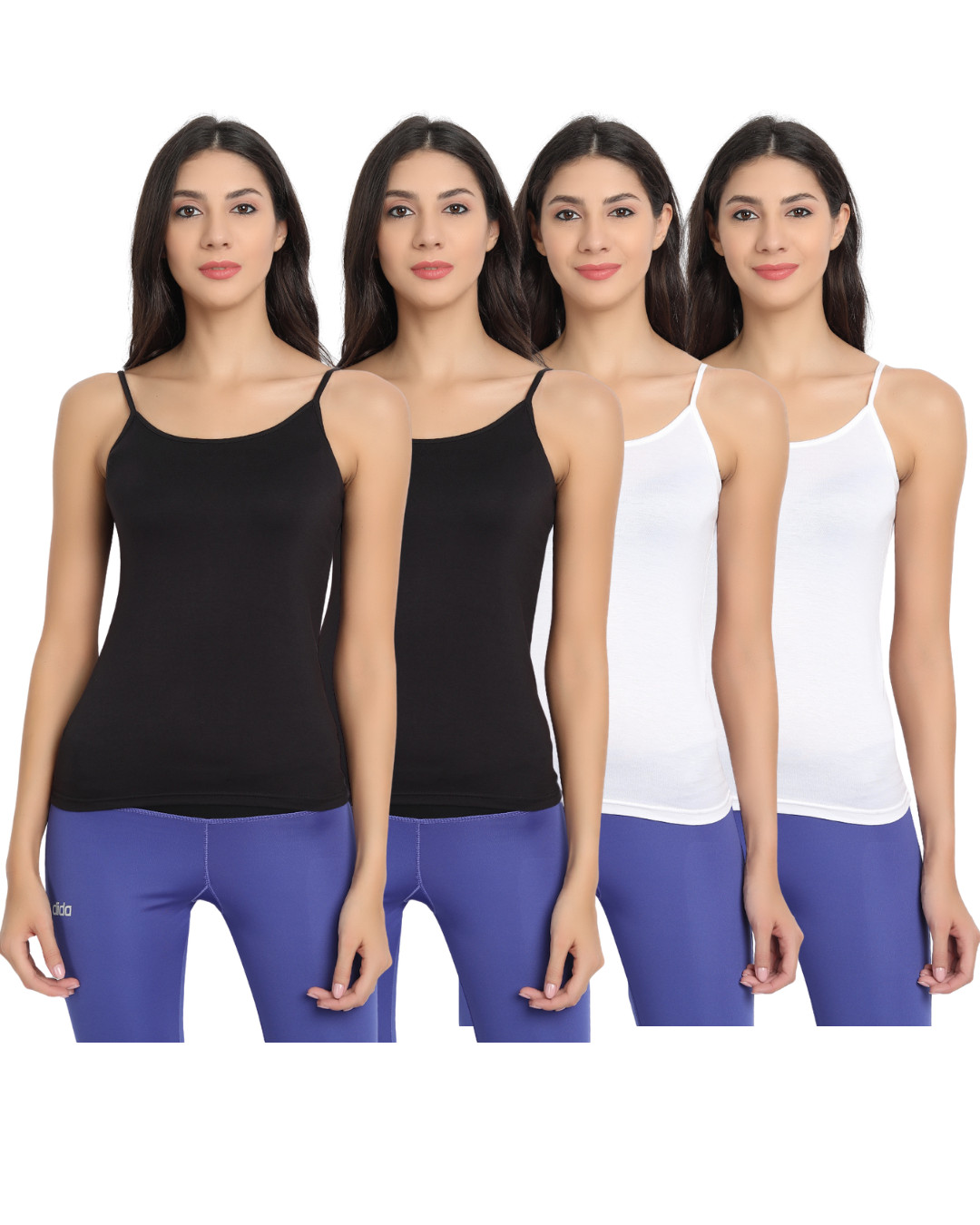 Bamboo Fabric Camisole – Soft, Breathable, Eco-Friendly | Pack of 4