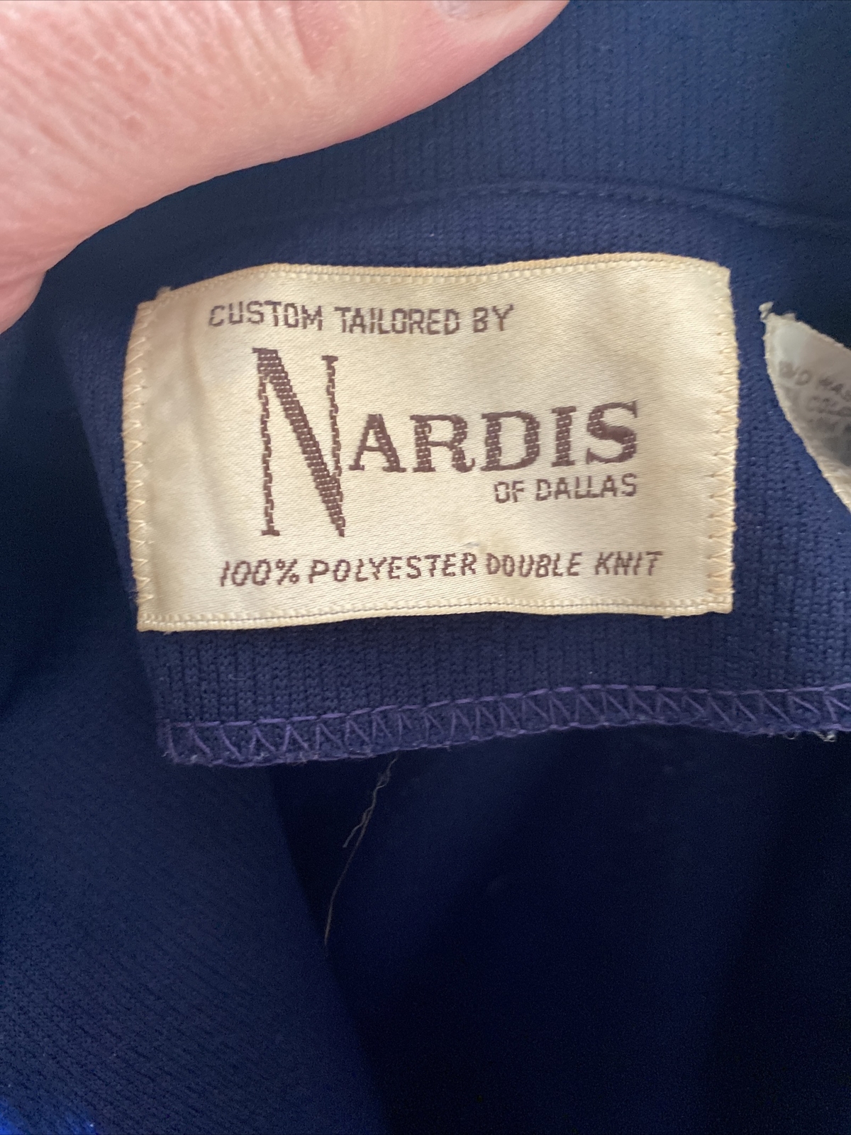 Vintage Nardis of Dallas Navy Blue Blazer No Size Tag. See measurements.