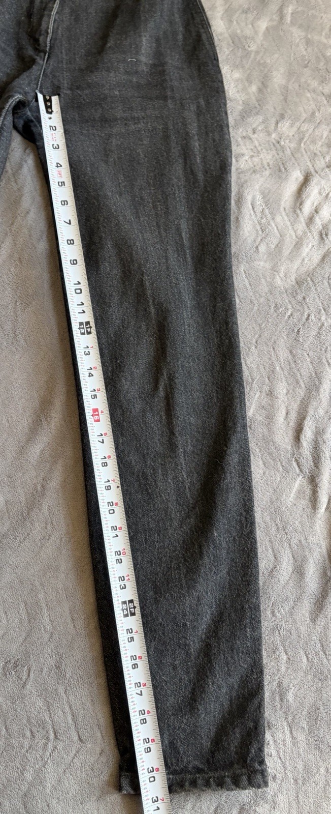 Vtg Fredericks 80’s Denim Suspender Overall Women’s High Waist Jeans Black 11/12