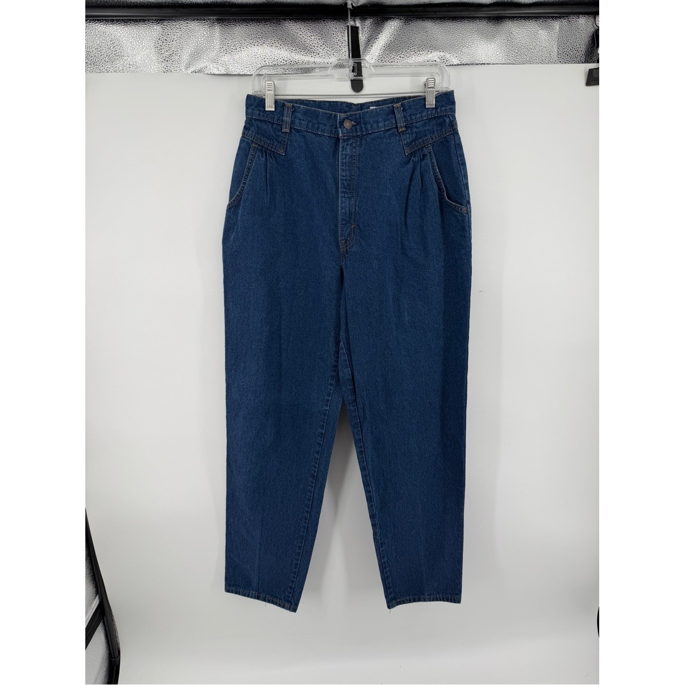 VTG 1996 USA Levi’s 908 Pleated Mom Jeans Cottagecore Grunge Americana Sz16