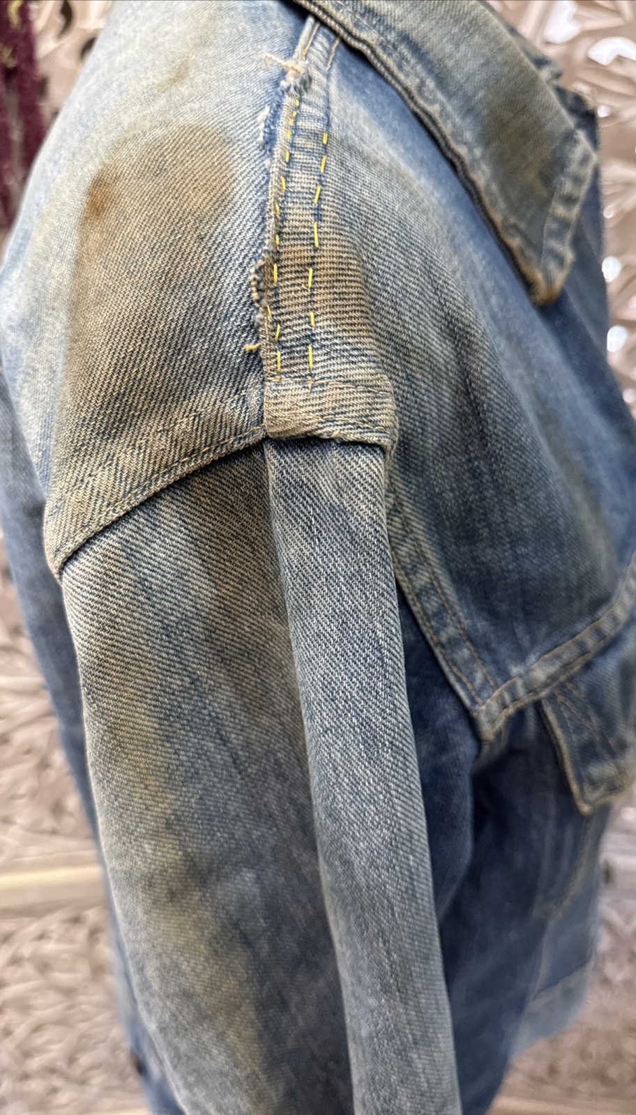 1970s VTG Wrangler No Faults Denim Jacket Womens Medium Uncertain
