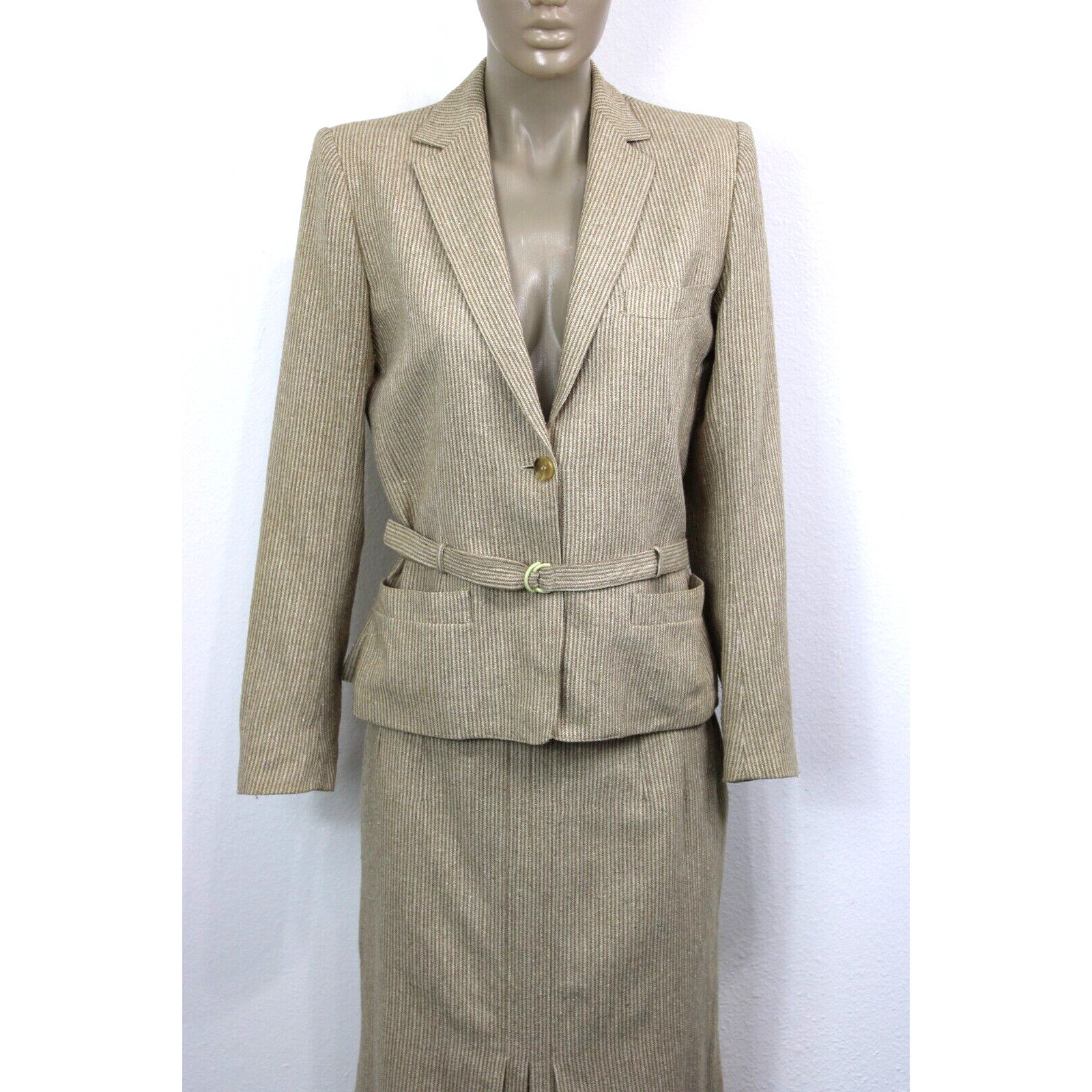 GUY LAROCHE Size 38 DIFFUSION Vintage Women’s Suit Jacket & Skirt Fitted France