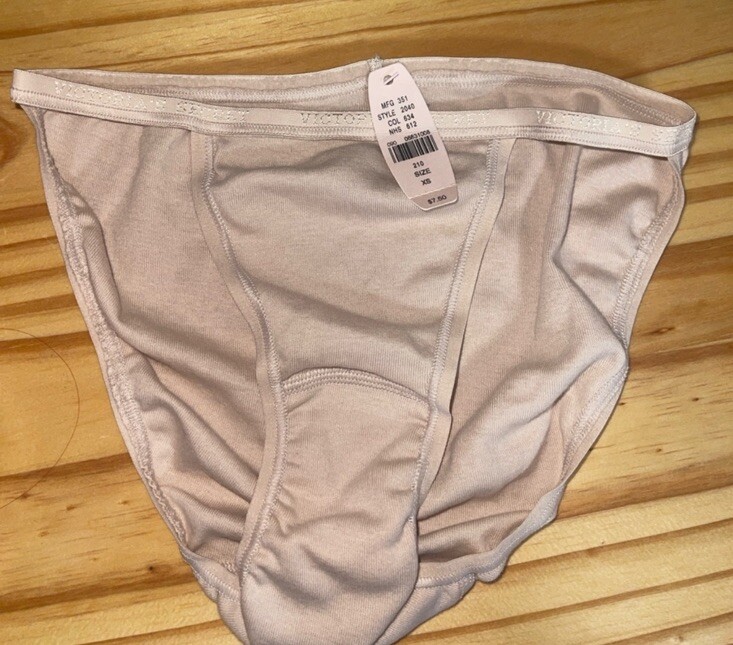 NWT Vintage 100% Cotton String Bikini Panty Victorias Secret Size XS