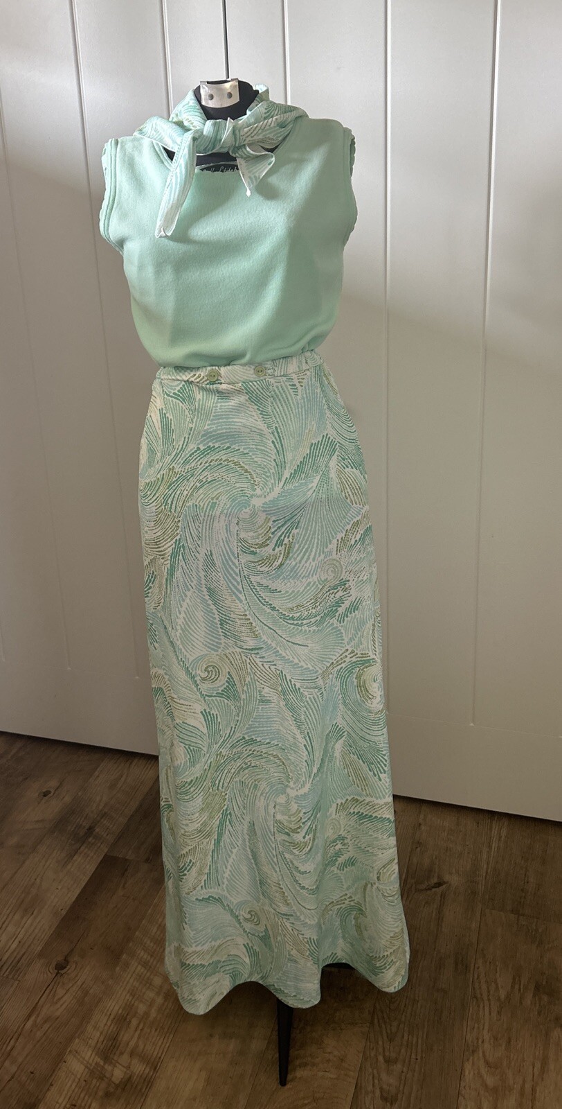 Vintage 1960’s/70’s 4 Pc. Bleeker Street Switchmates Skirt & Two Tops Scarf M-36