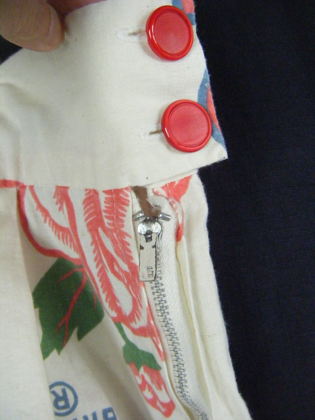 NOTAN CALROSE RICE Vtg 60s Mod Print PLUS Top/Skirt/Short 3 pcs-Bust 50/Waist 36