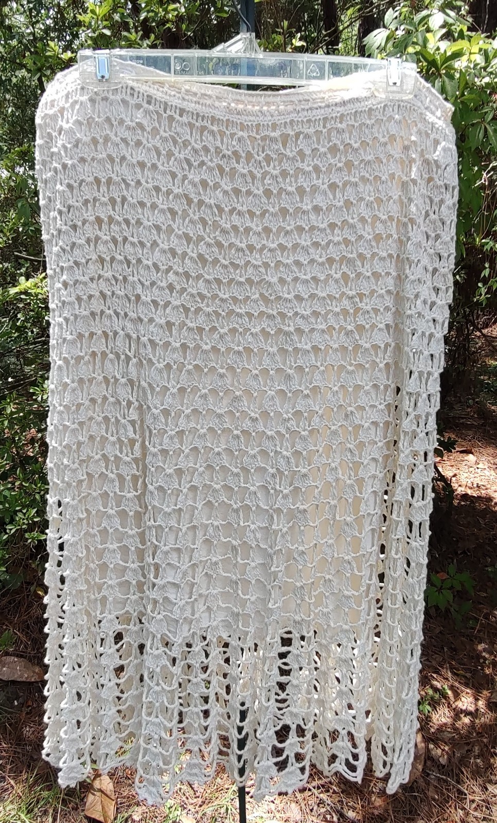 Vtg 1970’s-80’s „Perled” Brand, Philippines Crochet 2 Pc (M) Top/Skirt, Boho