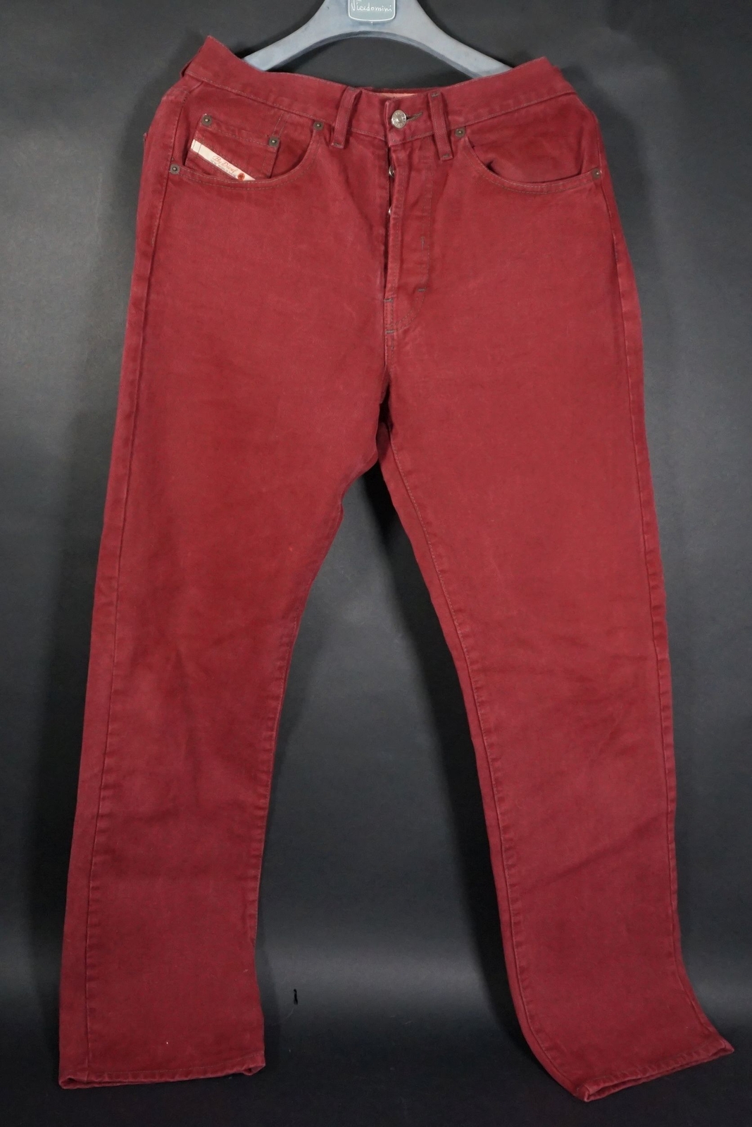 Diesel Basic Womens Jeans Pants Maroon Size 30 Dayligt Verson 100% Cotton