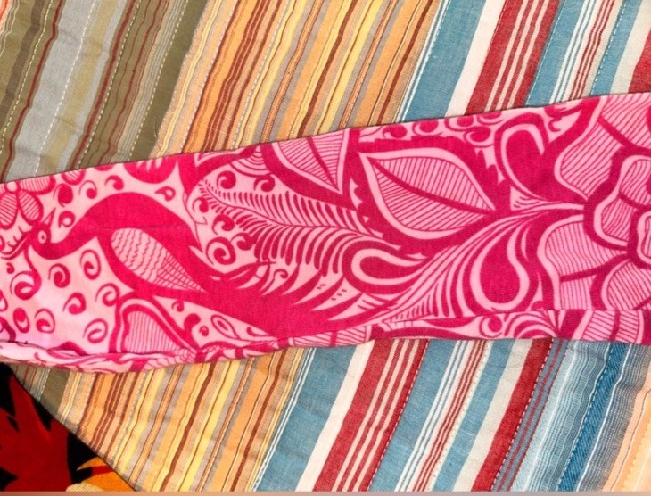 Vintage Rare Custo Barcelona Tropical Hawaiian Dancer Long Sleeve Shirt