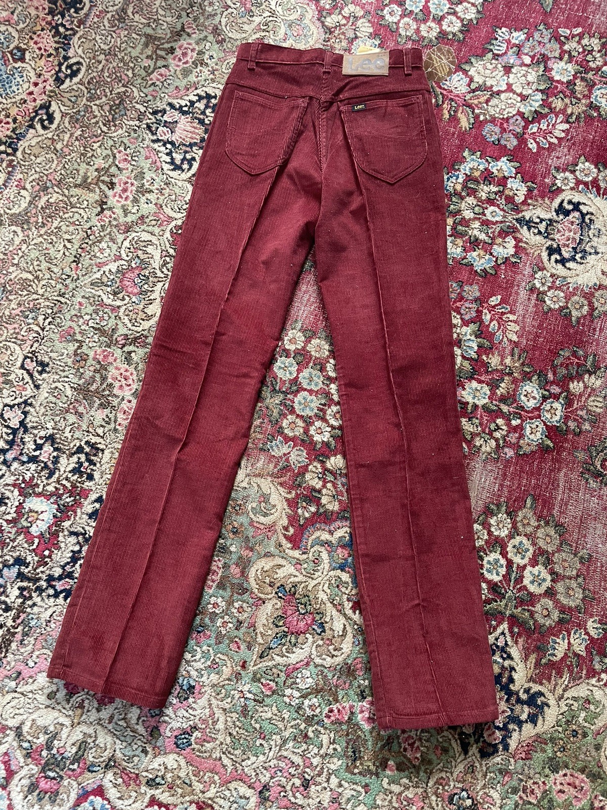 2 Pairs VTG 80s LEE Corduroy Pants Cord Jeans High Waisted 28 29 X 34L