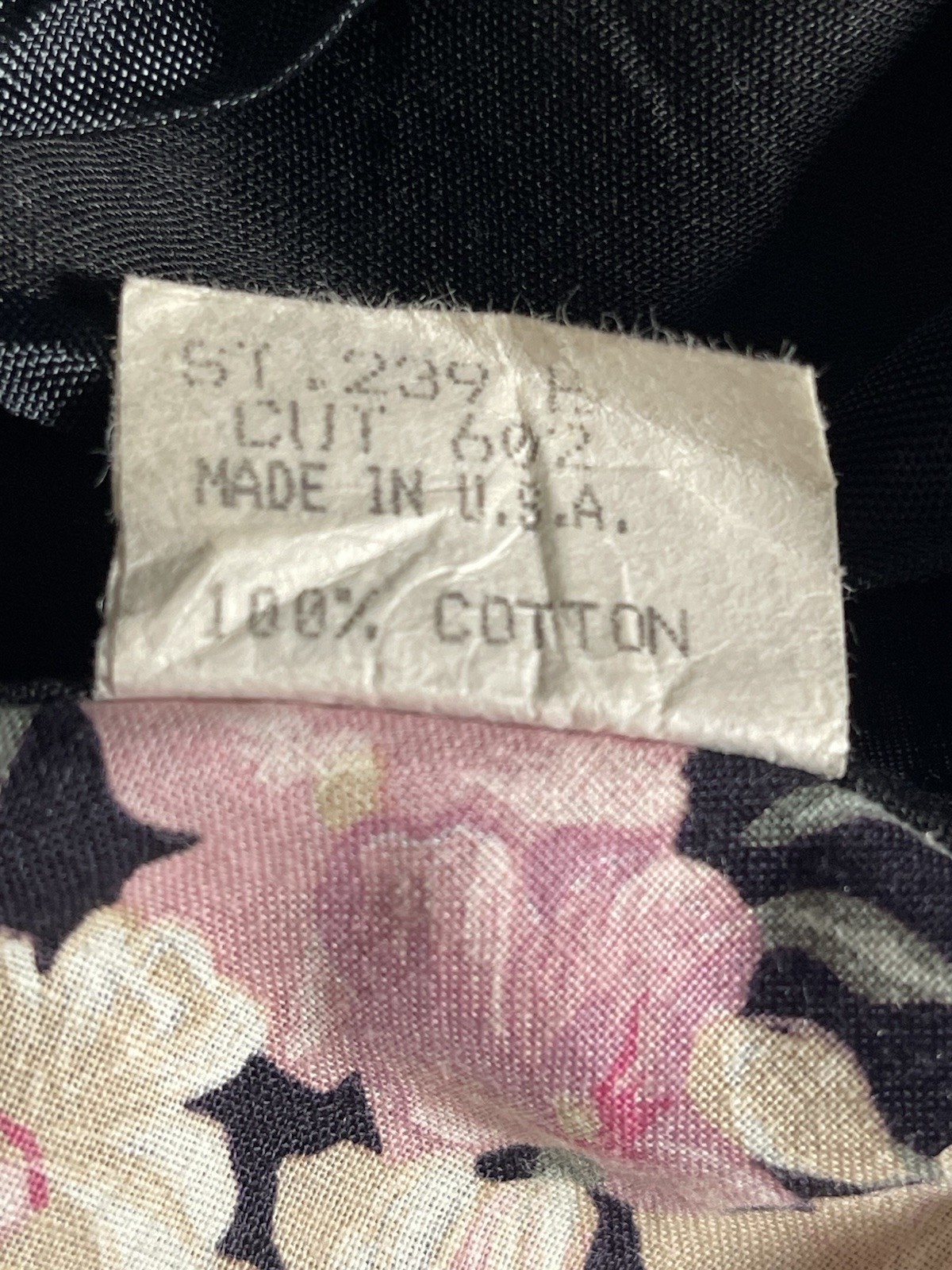 Geary Roark Kamisato Vintage 80’s Dress Size AU8 US4 Floral Mini Cotton Pockets