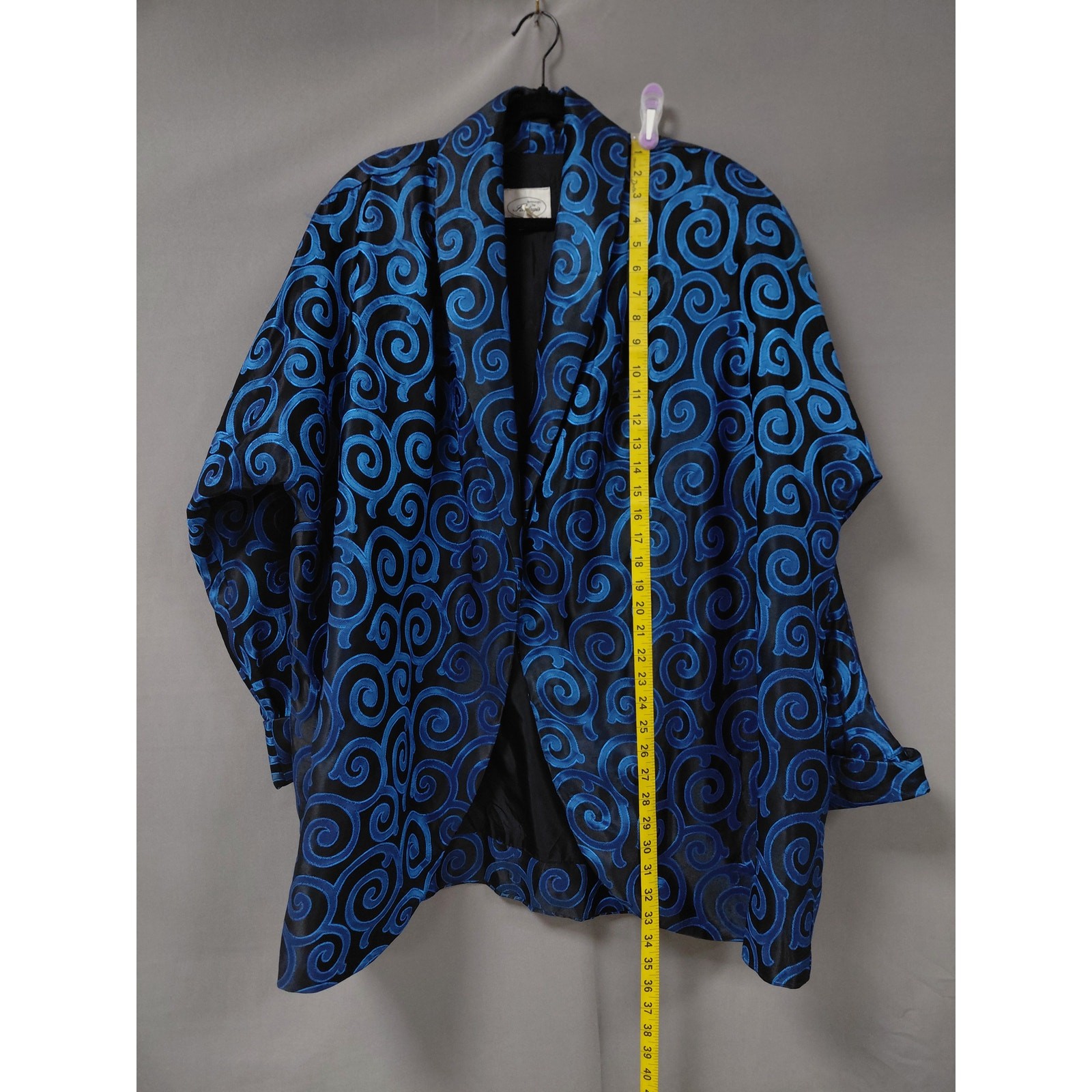 Vintage Evenings by Pantagis Satin Lined Blazer Jacket Women Size 3X