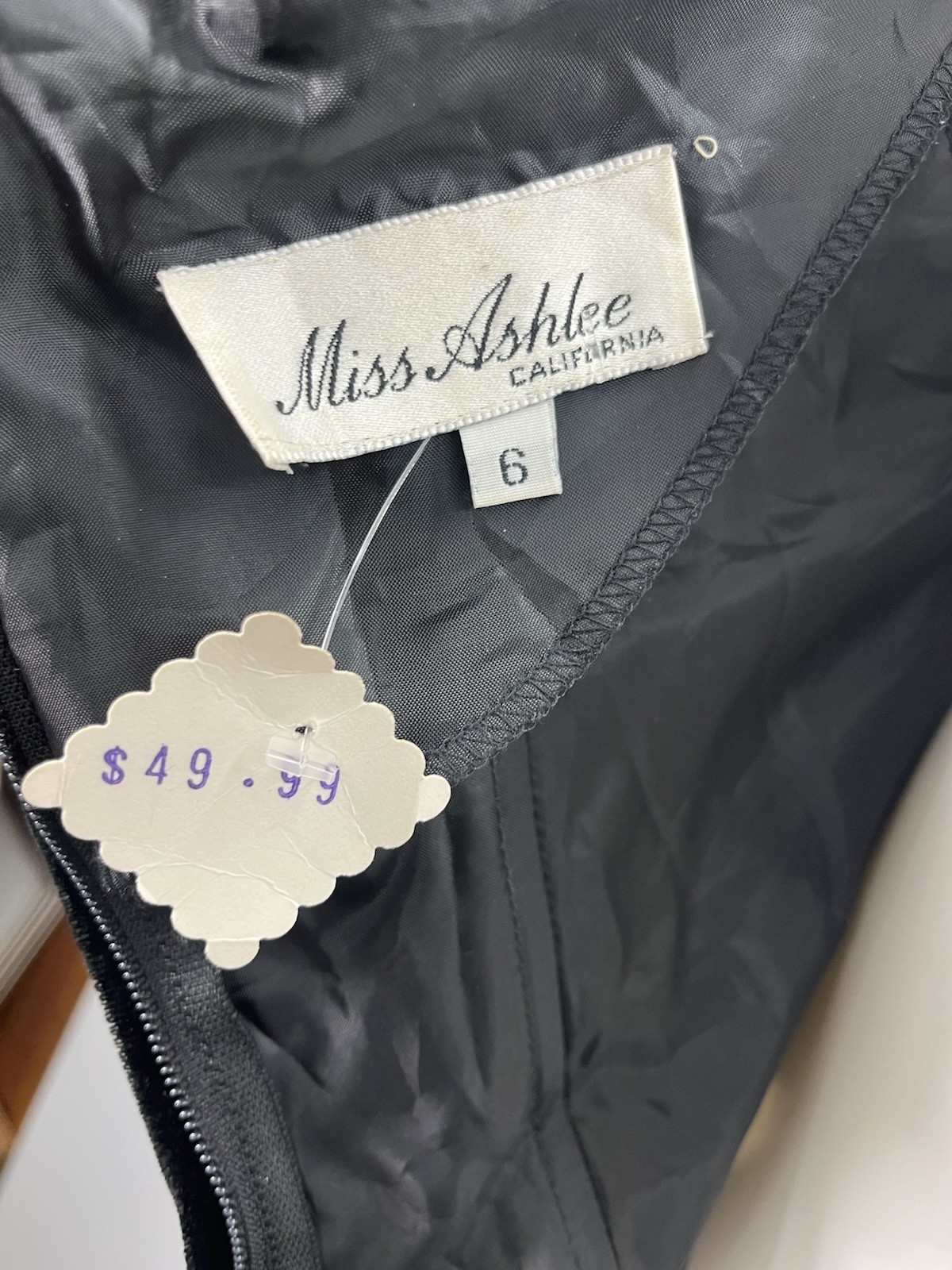 Miss Ashlee Dress Women Velvet Retro 80s Off Shoulder Sequins Peplum Sz 6