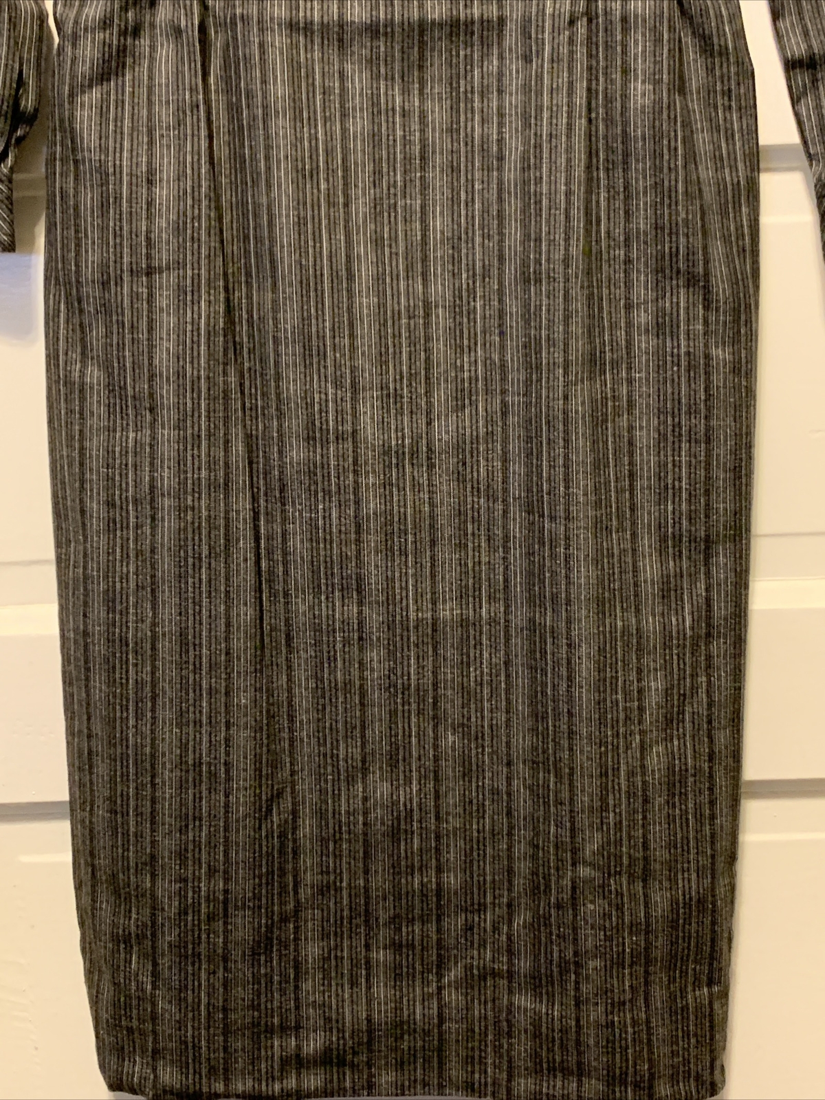 VINTAGE MID CENTURY WIGGLE PENCIL GRAY DRESS SECRETARY GEEK 40’s CALIFORNIA