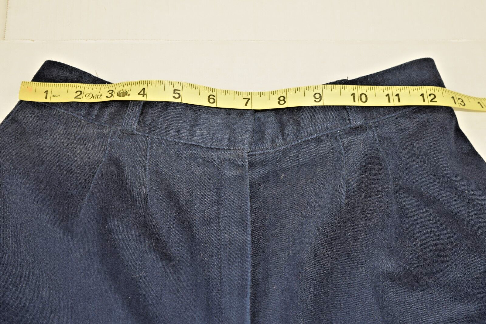 Vintage Pants Bronson of California Size 26 x 32 60s Blue Heavy Fabric Wide Leg