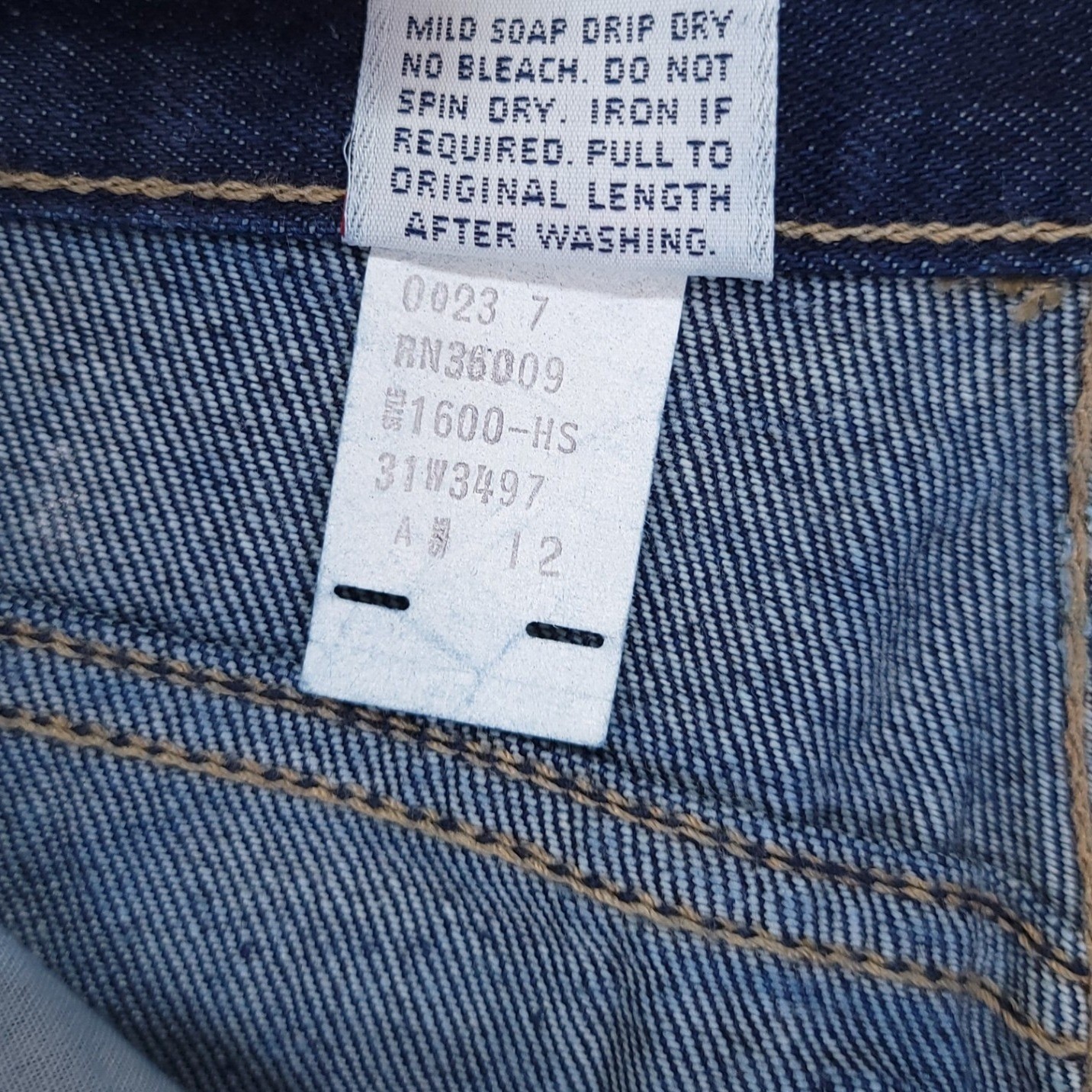 Deadstock Calvin Klein Womens High Waist Cigarette Leg Jeans Dark Wash USA 12