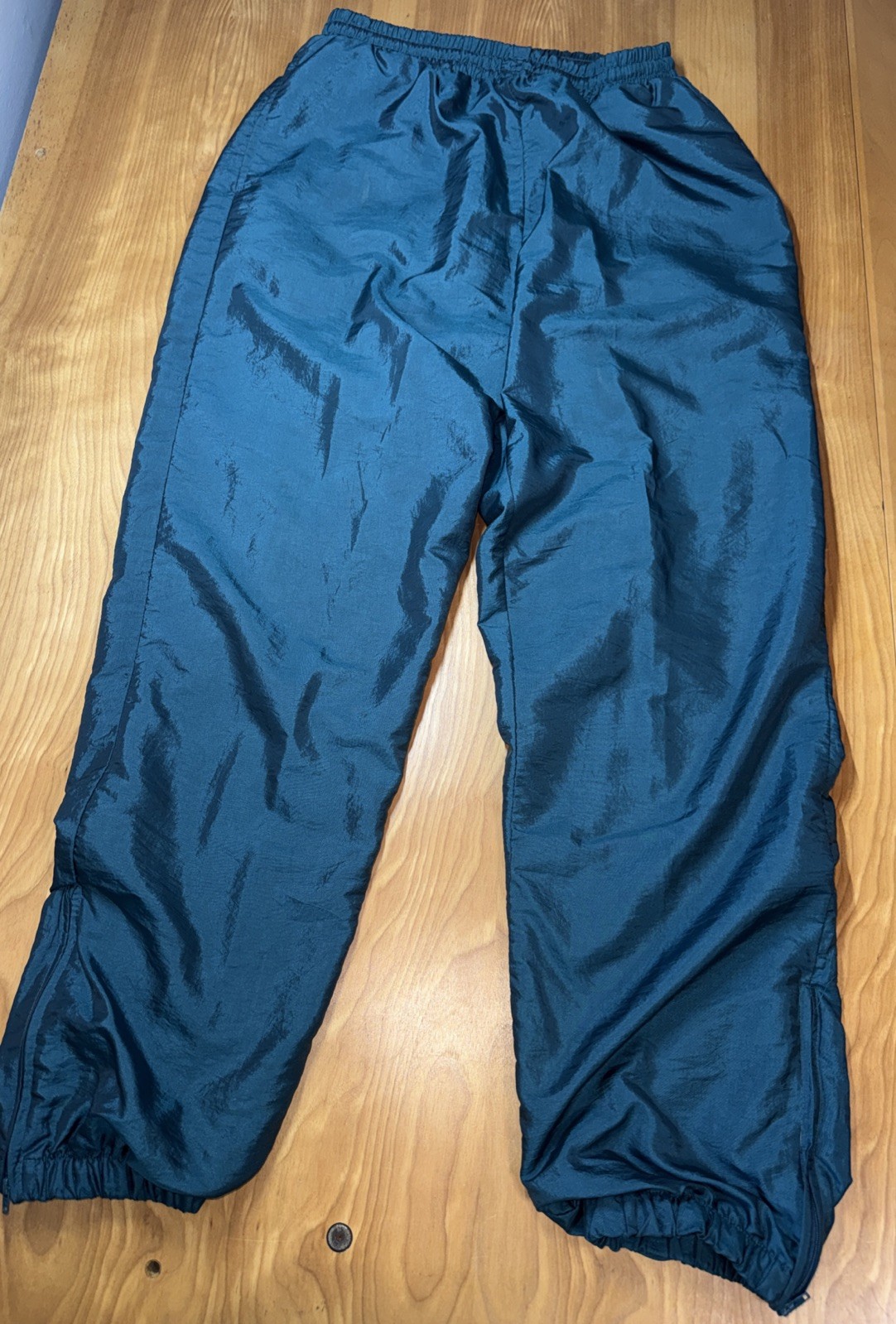 Vtg Westport Ltd Hunter Green Jogging Windbreaker Pants Women’s Size Large