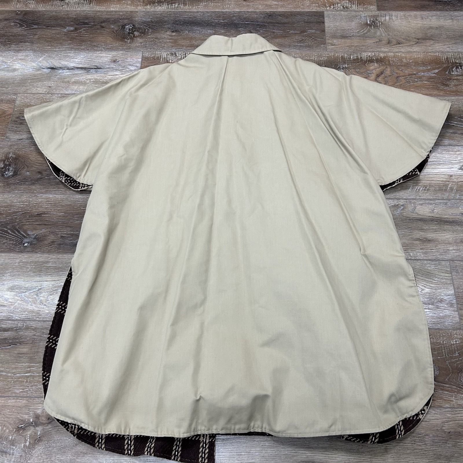 Vintage Trench Cape Coat Cloak – USA – Union Made LANE BRYANT PLUS SIZE