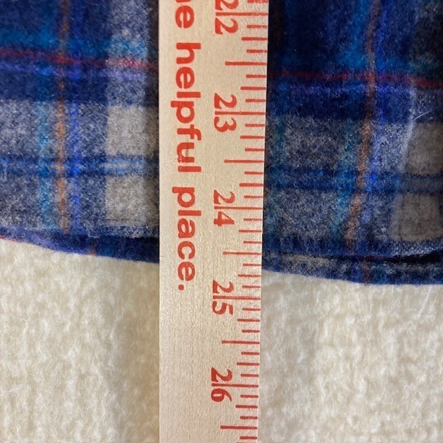 100 % Virgin Wool Pendleton Woolen Mills Long Sleeve Made in USA Shirt S 1960s