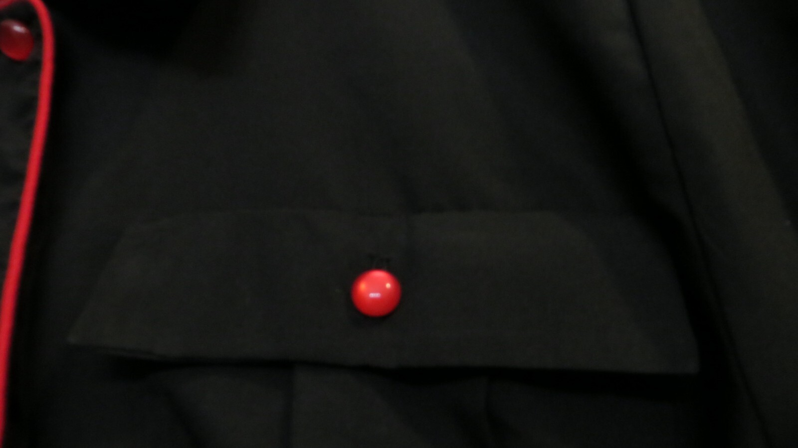 Vintage Bradley Ltd Shirt Womens Medium/Large Black Red Button Up Long Sleeve