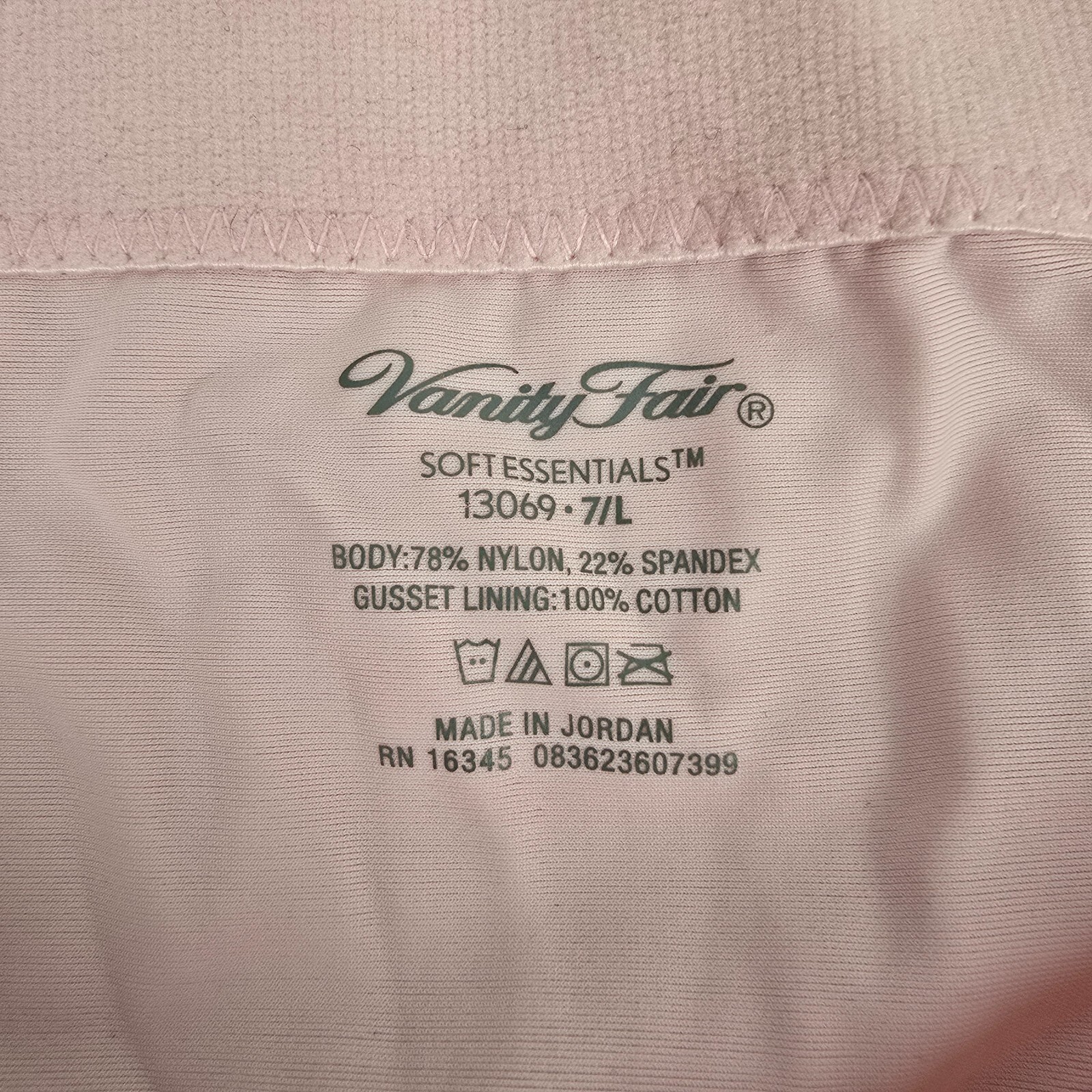 Vintage Vanity Fair Soft Essentials Pink Nylon Panties L Large 7