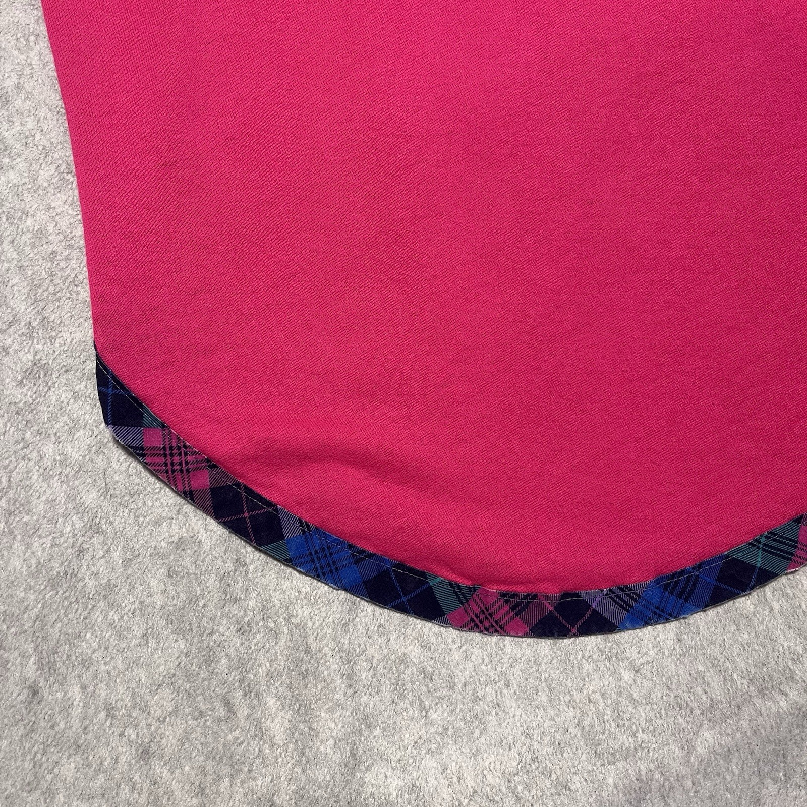 VTG Comfy Club Dog Sweatshirt Nightgown Sleep Shirt Pink Long Sleeve 80s USA L