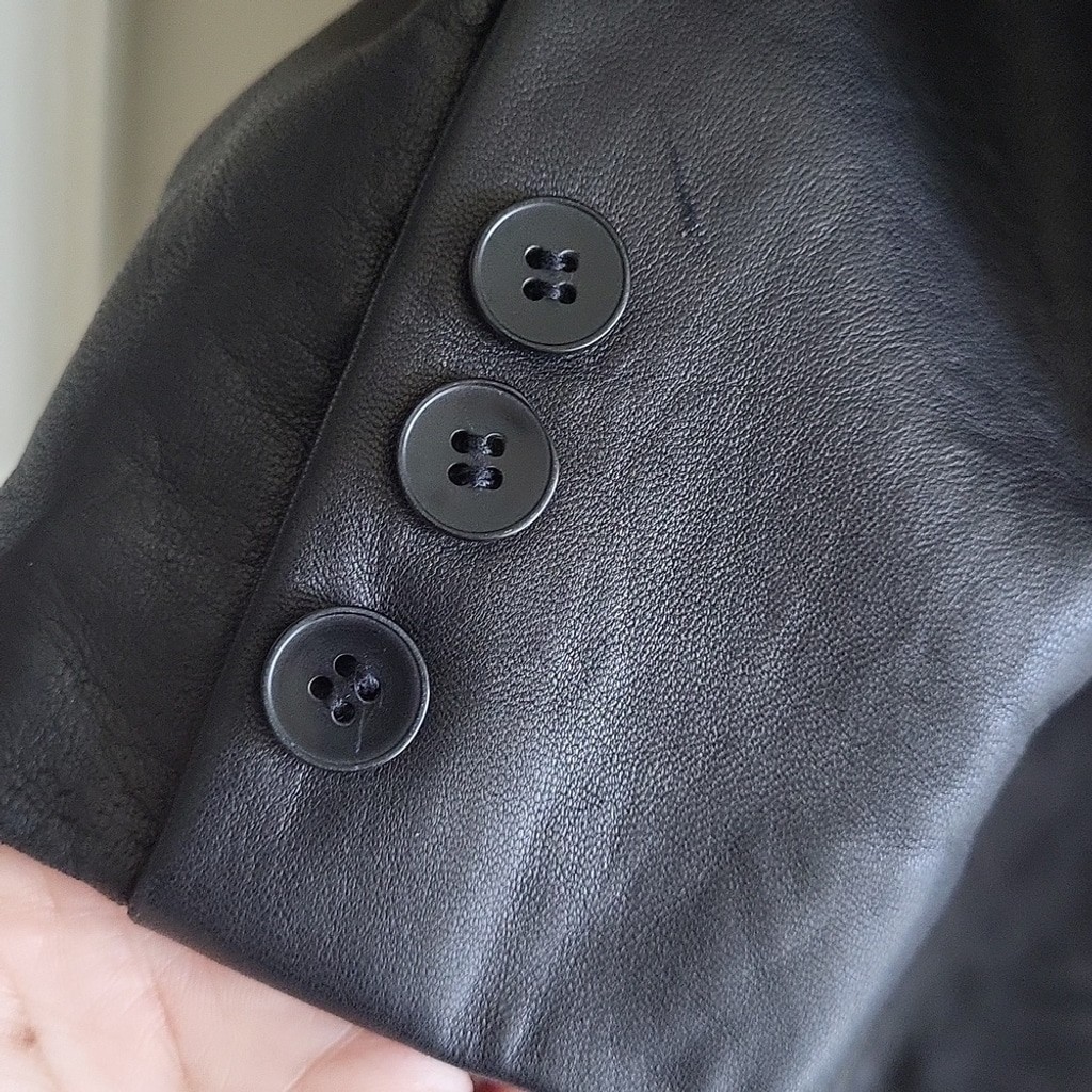 Vintage LOBI LOBI Genuine Leather Coat