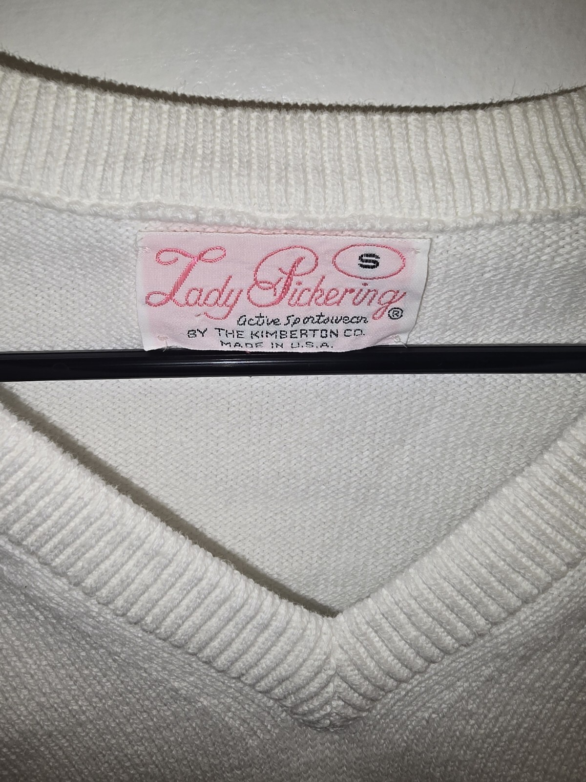 Vintage Lady Pickering Country Club Sweater Woman’s Small Golf