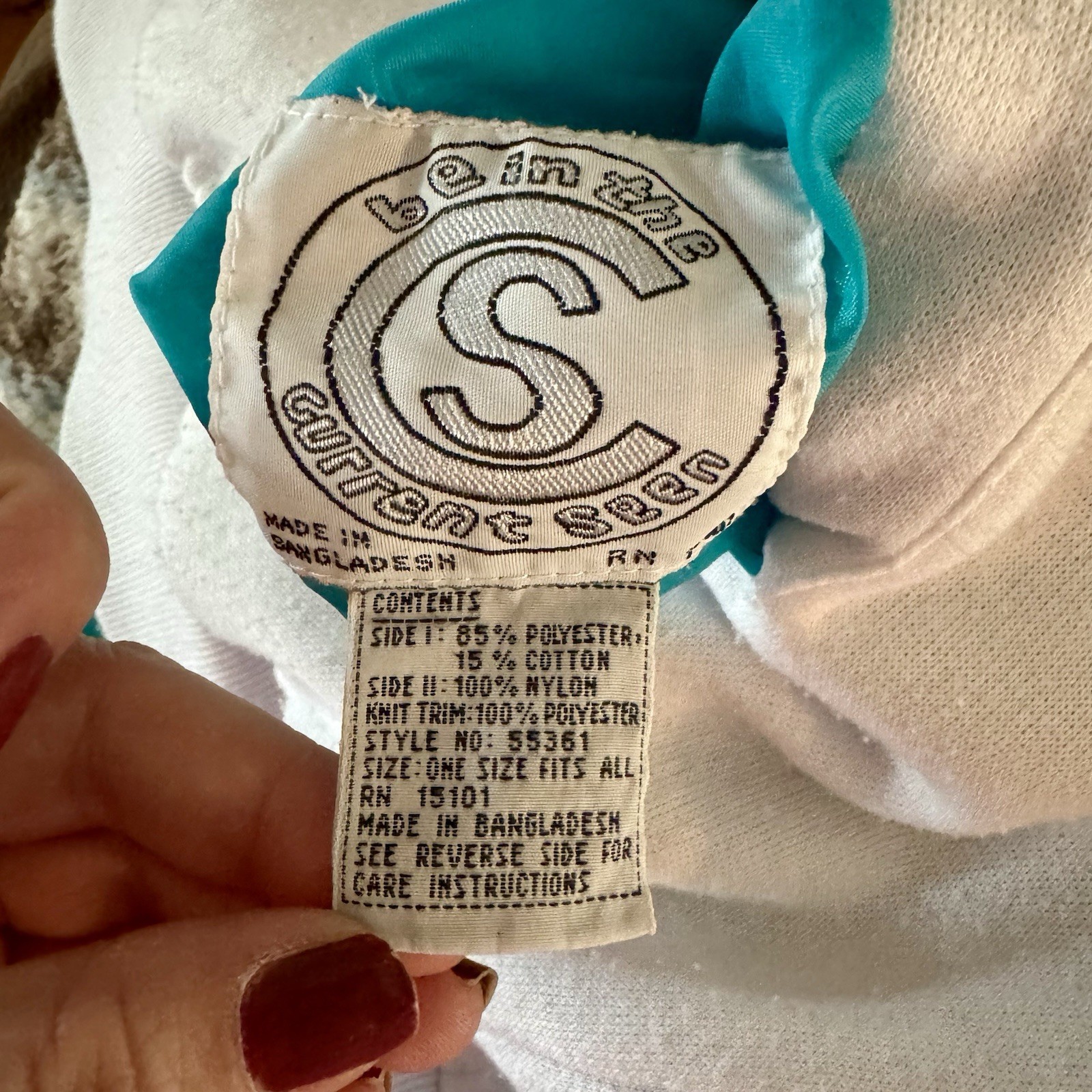 Vintage 80s 90s Windbreaker Track Suit Warm Up Women’s Large Turquoise Running