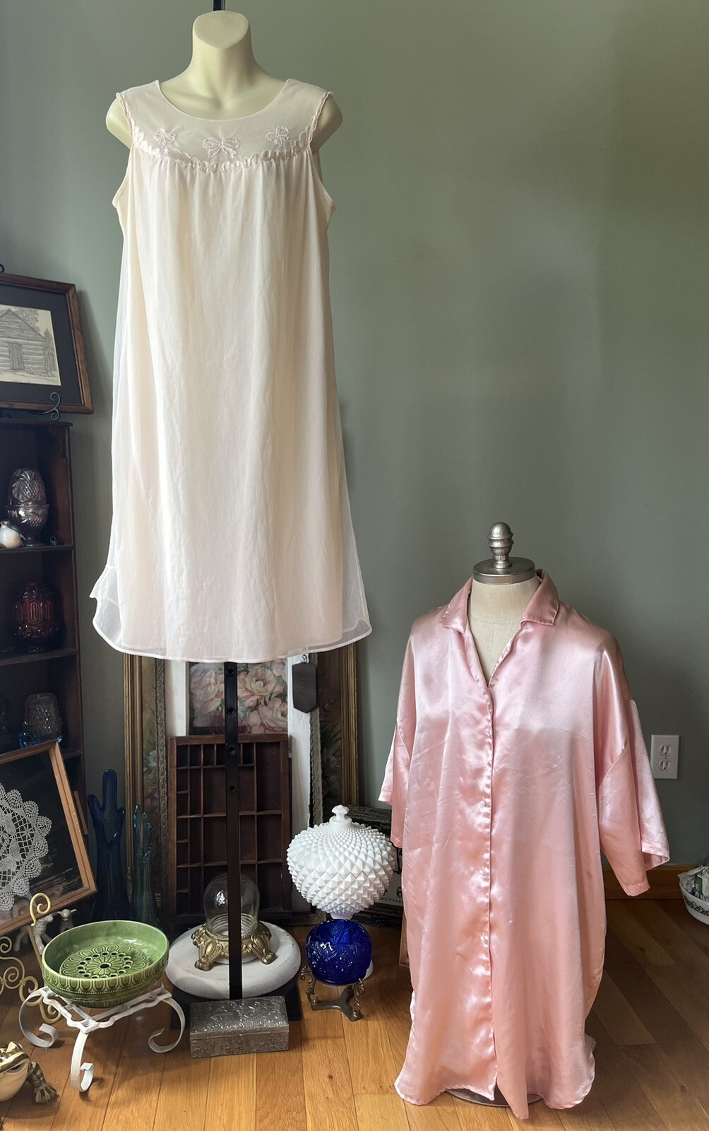 VINTAGE PINK MISFIT LOT #1 ARISTROCRAFT & GOLD LABEL VICTORIAS SECRET NIGHTIES