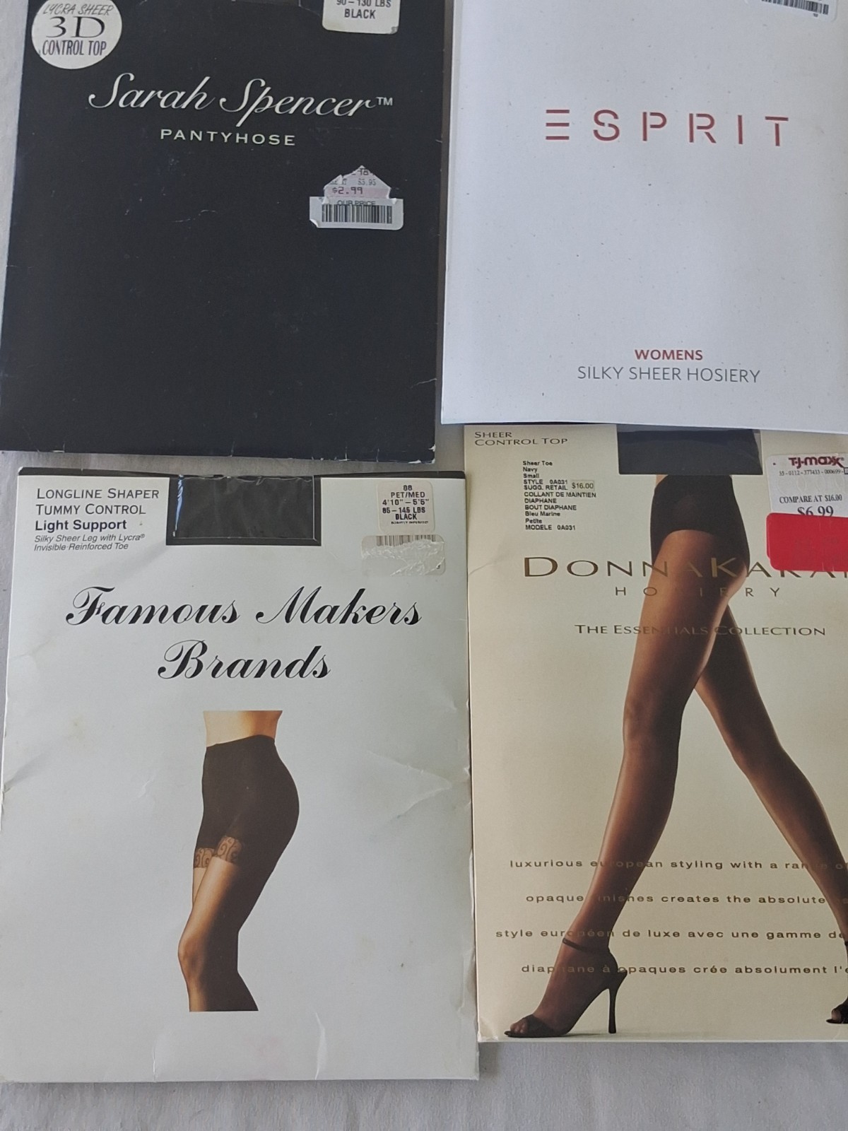 Vtg Lot Pantyhose 30+ Panyhose NEW Hanes, Givenchy, Picone, Size s