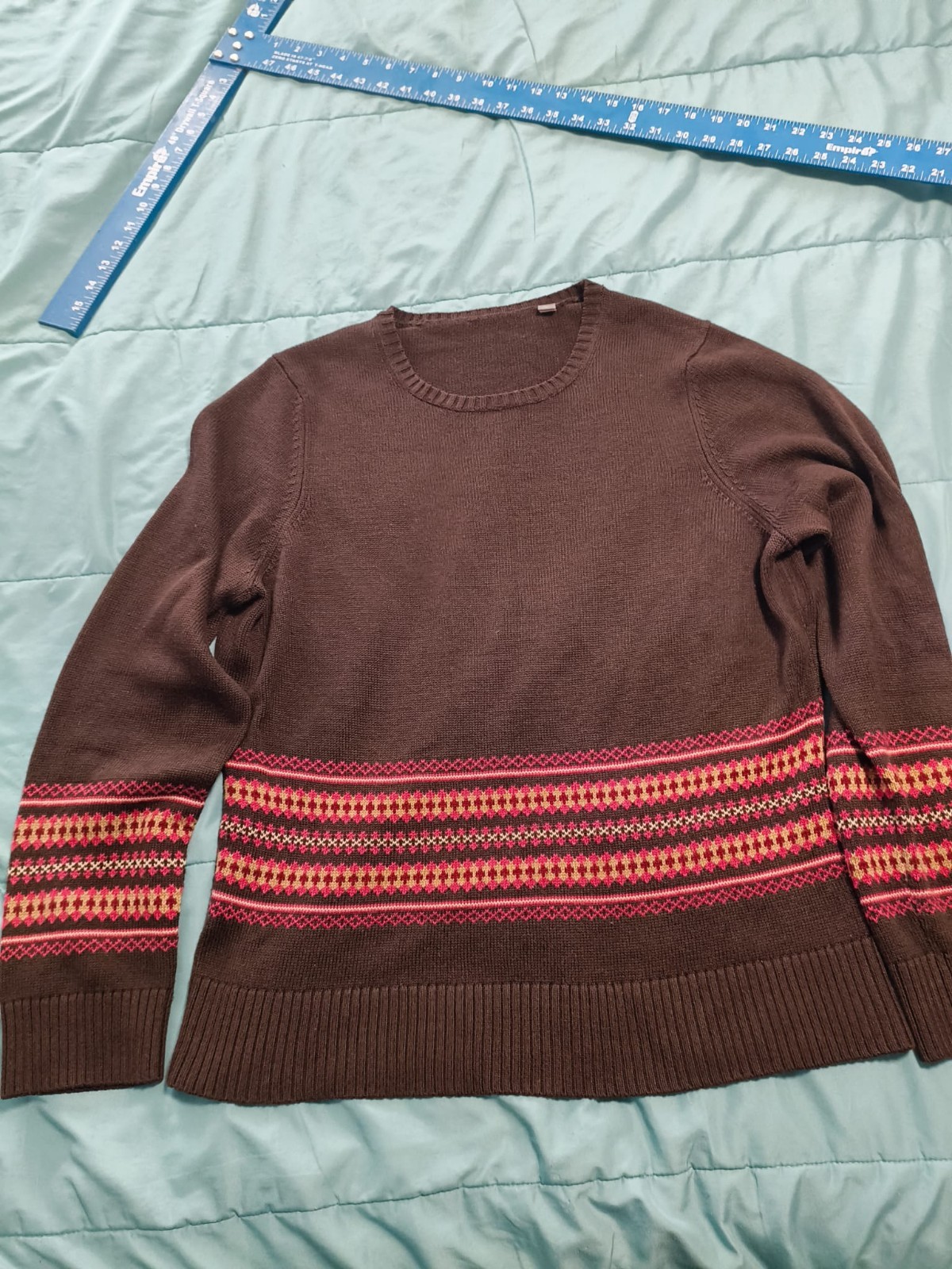 Women’s Brown Silk Cotton Cashmere Blend Sweater Soft Knit Pullover