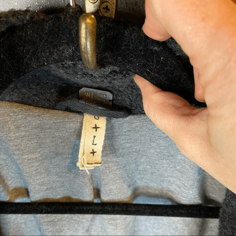 We The Free grey bomber jacket size large