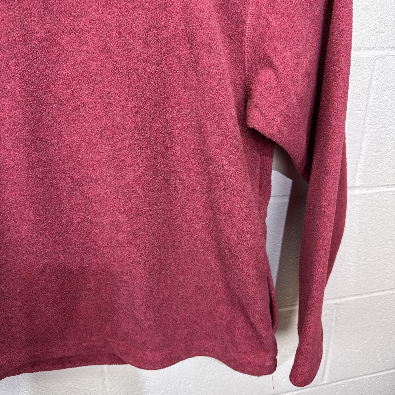 Vintage Northern Reflections 1/4 Zip Pullover Fleece Sweater M Embroidered Cat