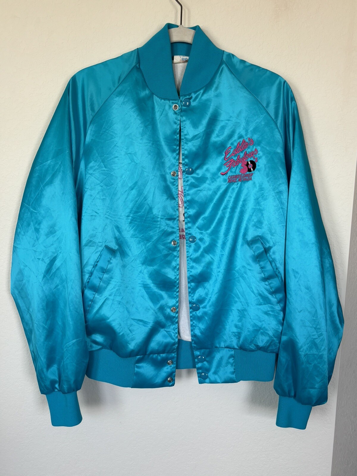 Vintage Eddie’s Fabulous 50’s Casino & Diner Jacket Sz S Reno NV Westark